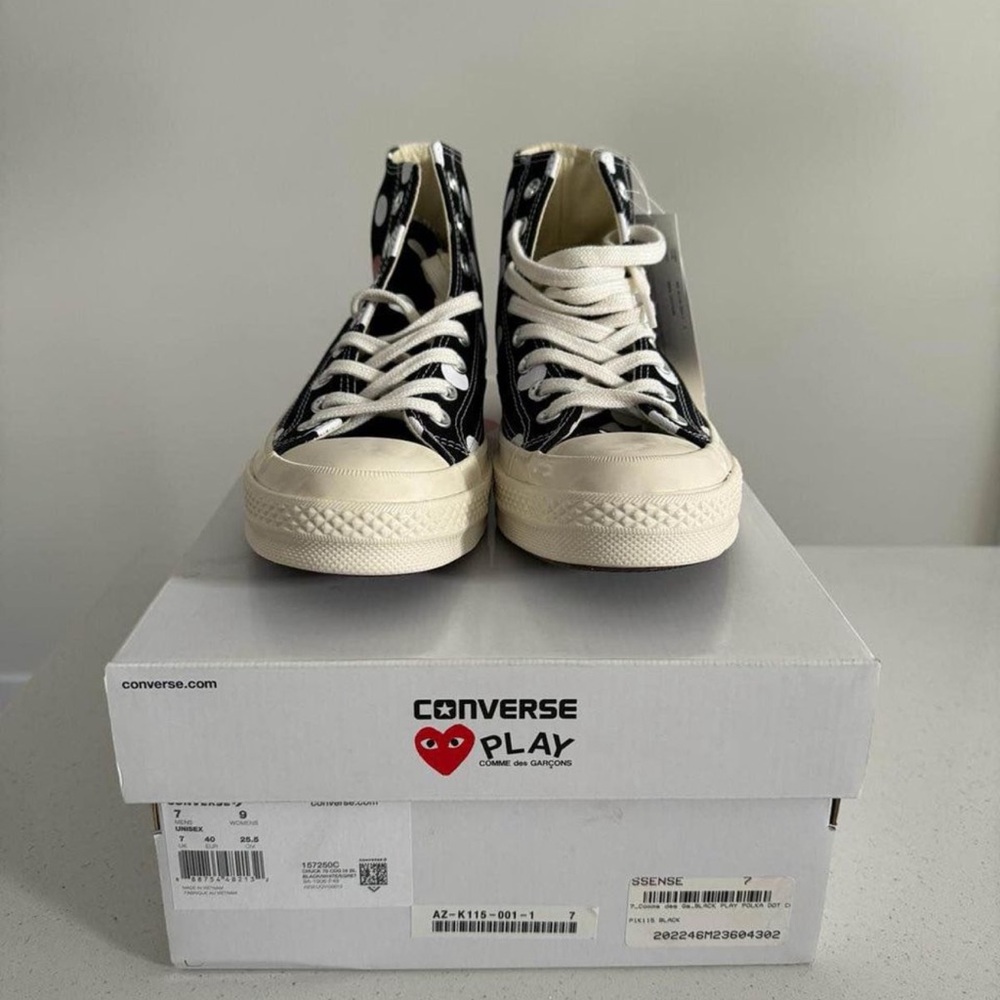 Comme Des Garçons Play Converse (Black)